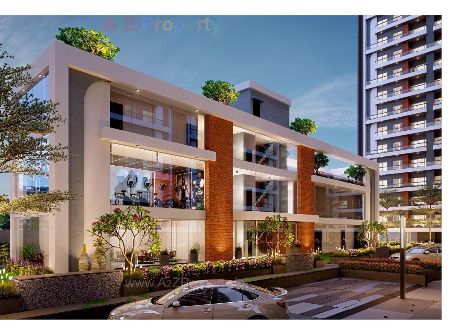 3D Elevation of real estate project Shree Siddheshwar Highness located at Bapod, Vadodara, Gujarat