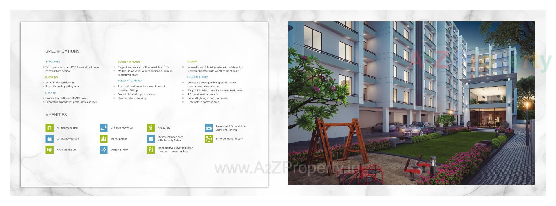  of real estate project Shree Siddheshwar Highstreet located at Vadsar, Vadodara, Gujarat