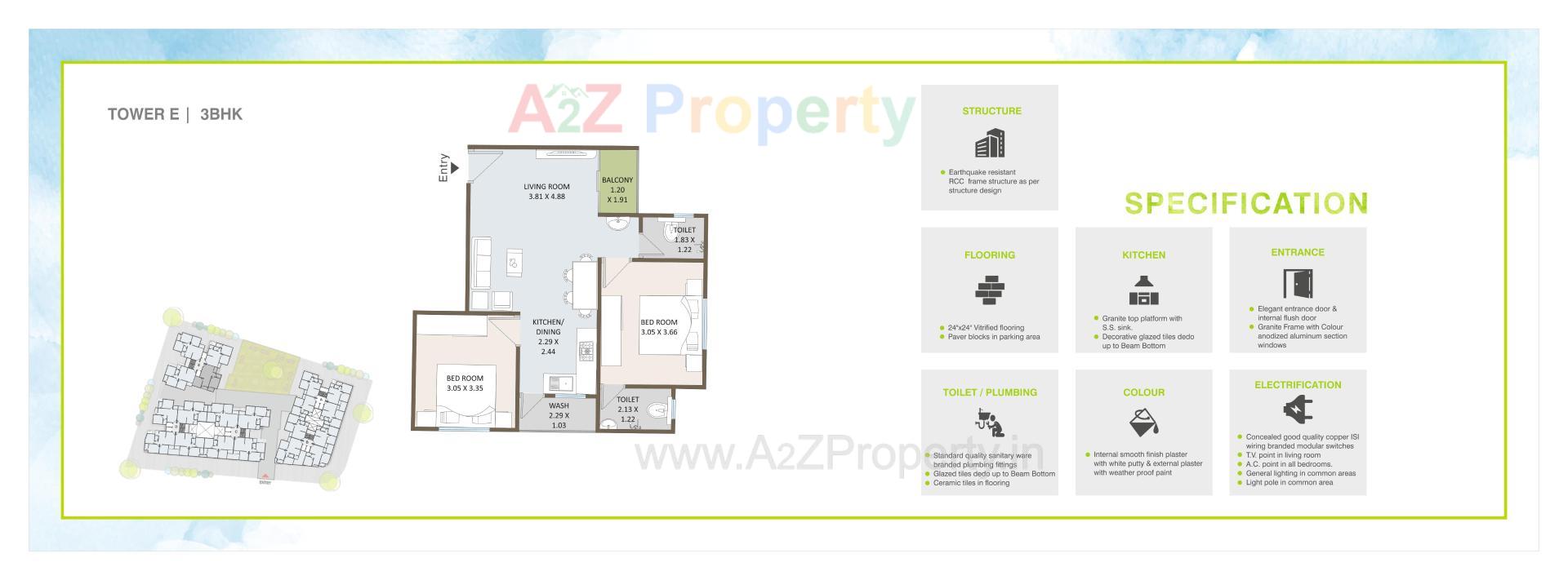 Layout of real estate project Shree Siddheshwar Highview located at Tarsali, Vadodara, Gujarat