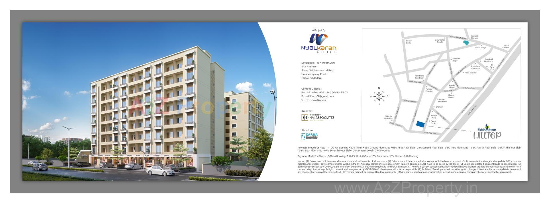  of real estate project Shree Siddheshwar Hilltop located at Tarsali, Vadodara, Gujarat
