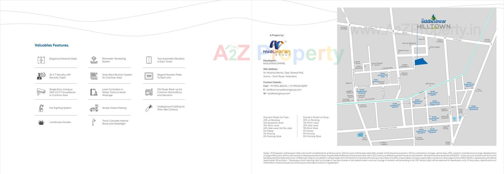  of real estate project Shree Siddheshwar Hilltown located at Vemali, Vadodara, Gujarat