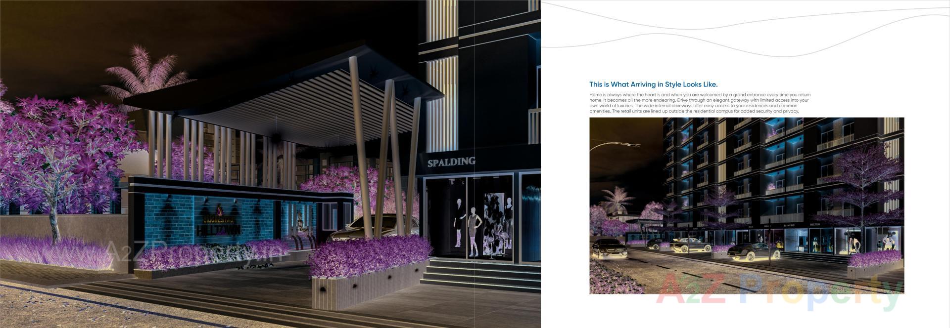 3D Elevation of real estate project Shree Siddheshwar Hilltown located at Vemali, Vadodara, Gujarat