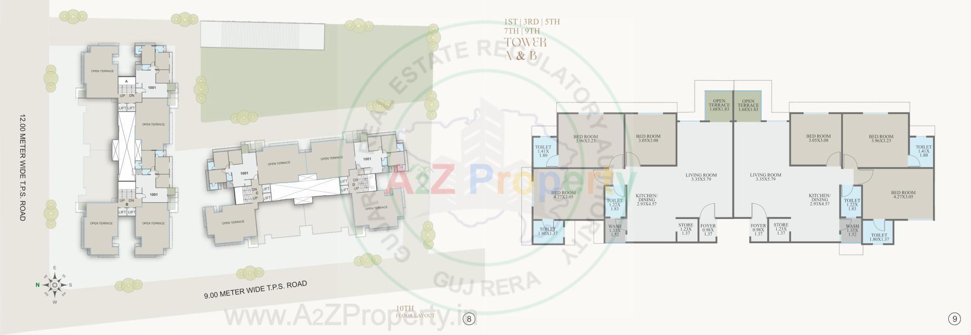 Layout of real estate project Shree Siddheshwar Holyland located at Vemali, Vadodara, Gujarat