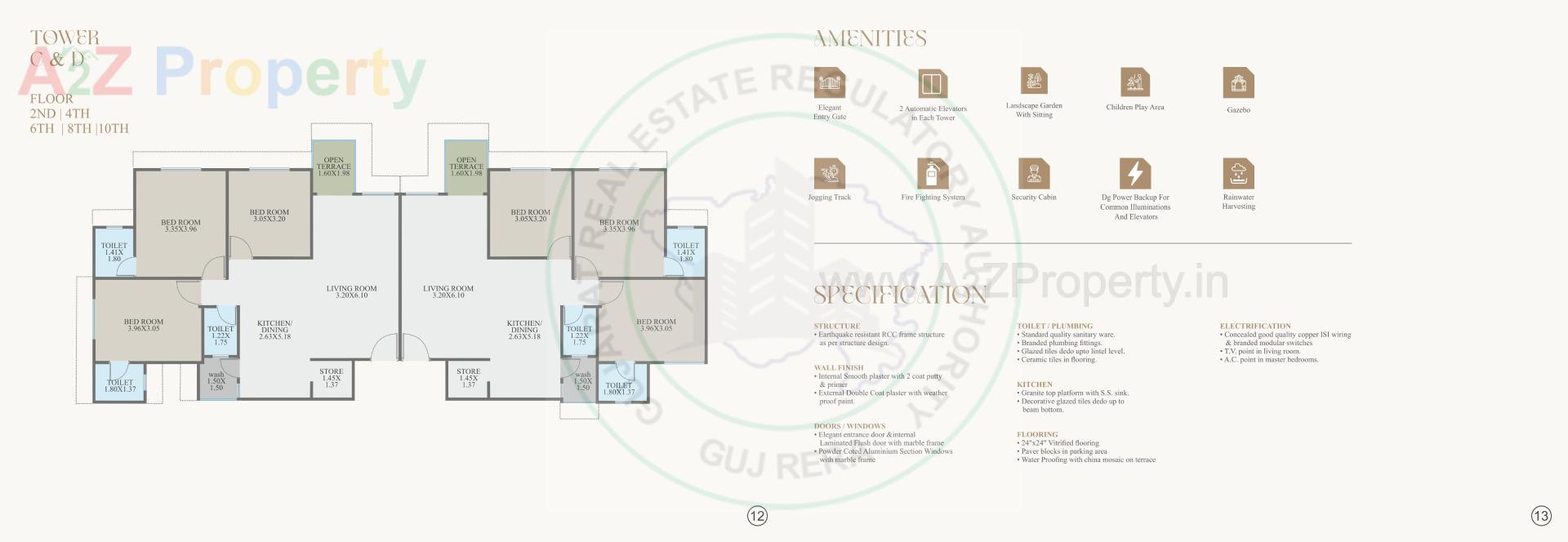 Layout of real estate project Shree Siddheshwar Holyland located at Vemali, Vadodara, Gujarat