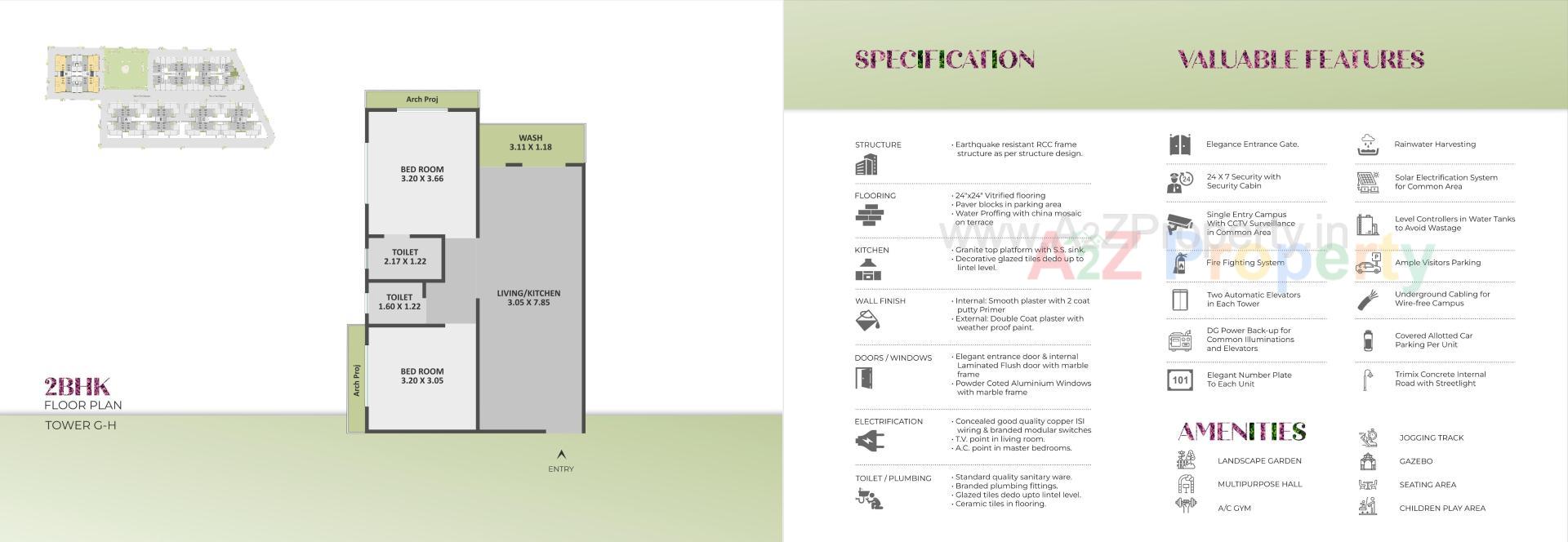 Layout of real estate project Shree Siddheshwar Hometown located at Kapurai, Vadodara, Gujarat