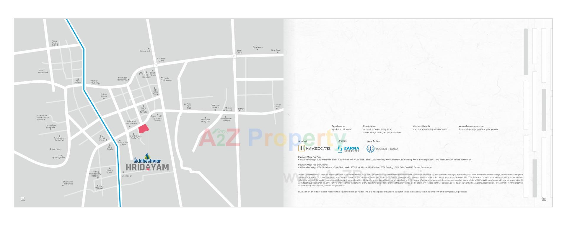  of real estate project Shree Siddheshwar Hridayam located at Bhayli, Vadodara, Gujarat