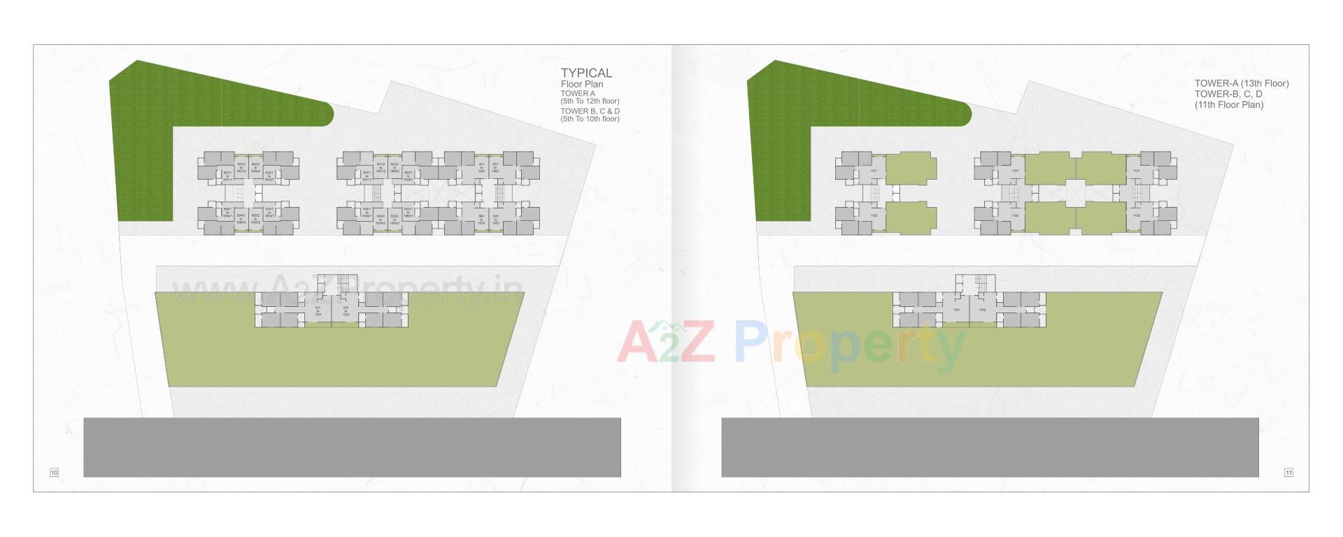 Layout of real estate project Shree Siddheshwar Hridayam located at Bhayli, Vadodara, Gujarat