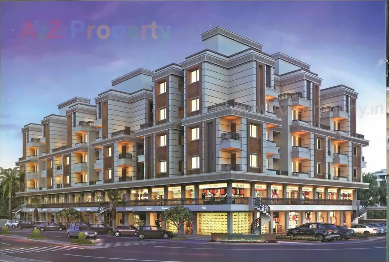 3D Elevation of real estate project Shree Siddheshwar Krishna located at Bhayli, Vadodara, Gujarat