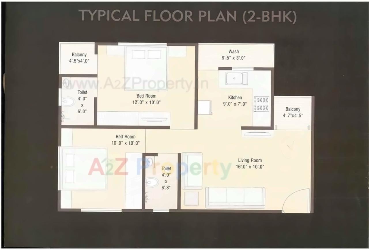 Layout of real estate project Shree Siddheshwar Krishna located at Bhayli, Vadodara, Gujarat