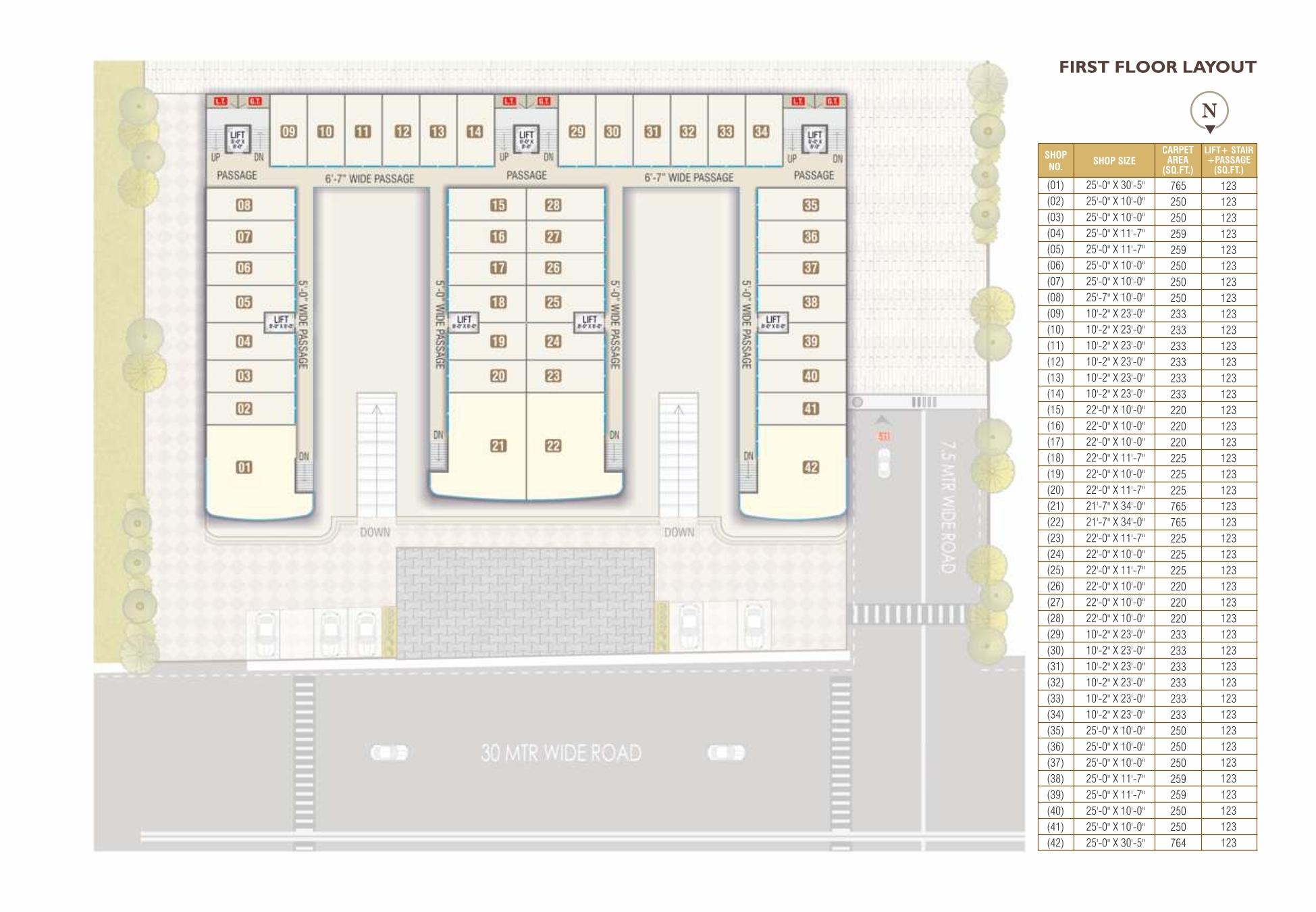 First Floor of real estate project Shree Siddheshwar Paradise located at Harni, Vadodara, Gujarat