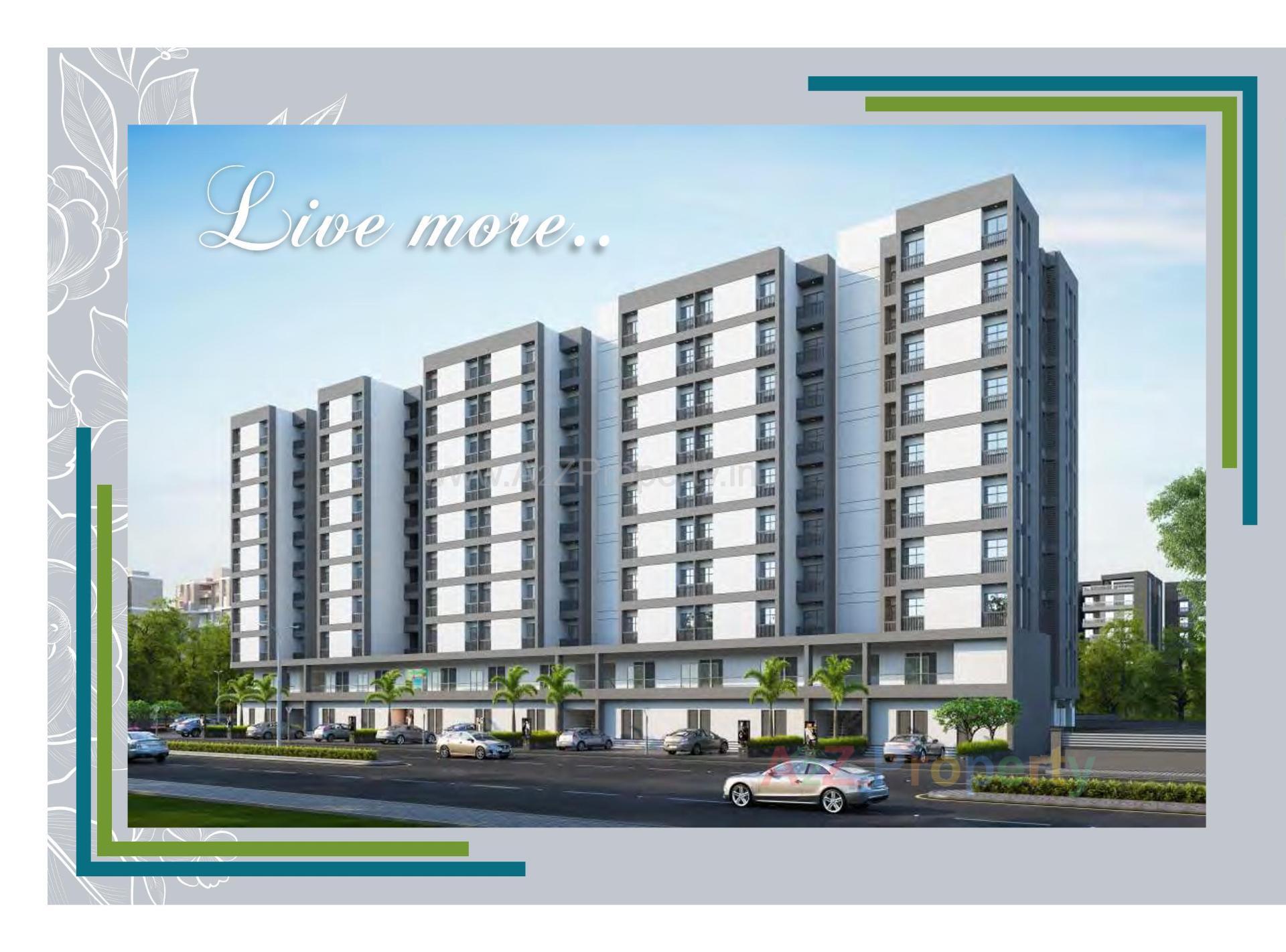 3D Elevation of real estate project Shree Siddheshwarheshwar located at Kasba, Vadodara, Gujarat