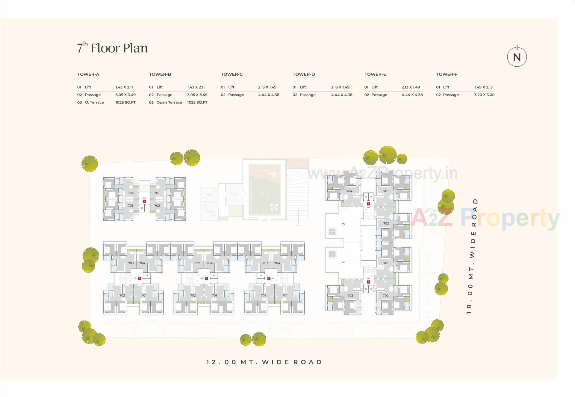 Layout of real estate project Shree Siddheshwar Pride located at Bapod, Vadodara, Gujarat