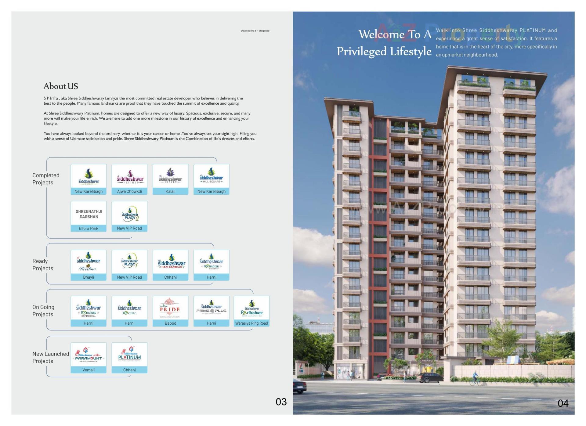  of real estate project Shree Siddheshwaray Platinum located at Chhani, Vadodara, Gujarat