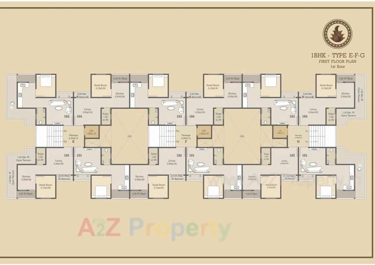 Layout of real estate project Shree Siddheshwer Happy Homes located at Harni, Vadodara, Gujarat