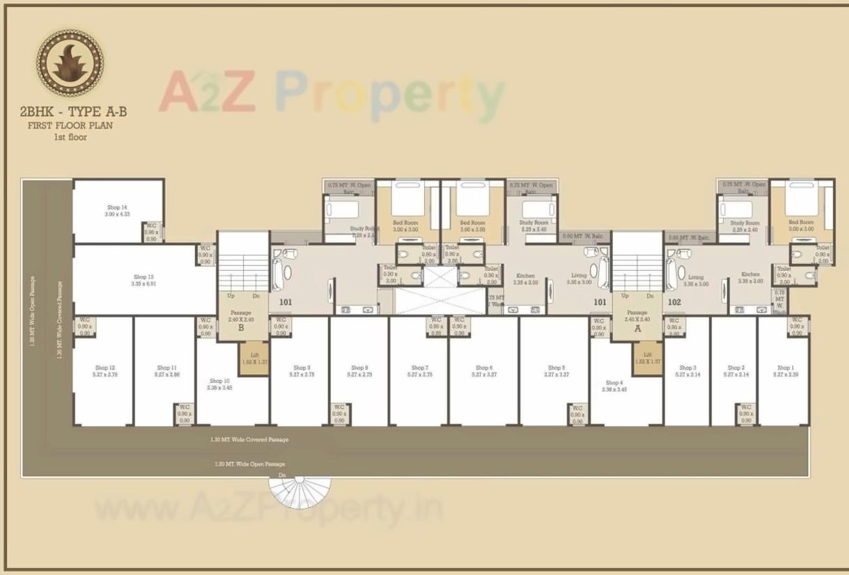 Layout of real estate project Shree Siddheshwer Happy Homes located at Harni, Vadodara, Gujarat