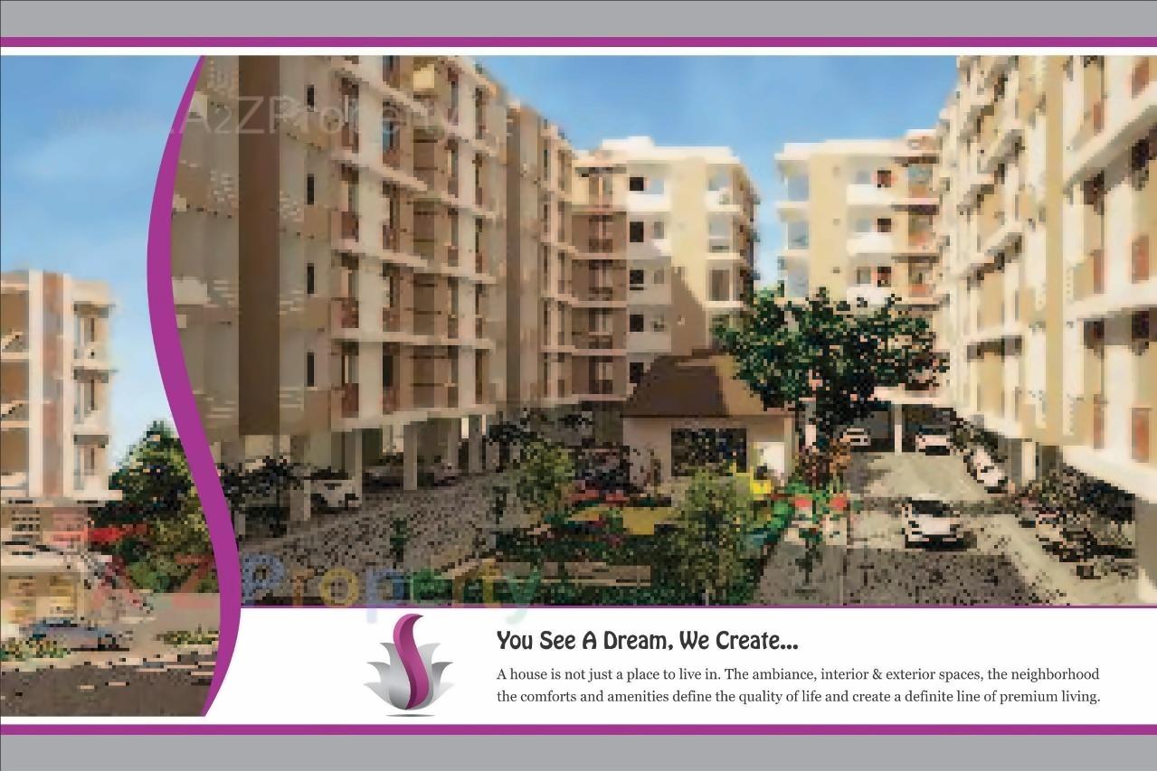3D Elevation of real estate project Shree Siddheshwer Heights located at Sayajipura, Vadodara, Gujarat