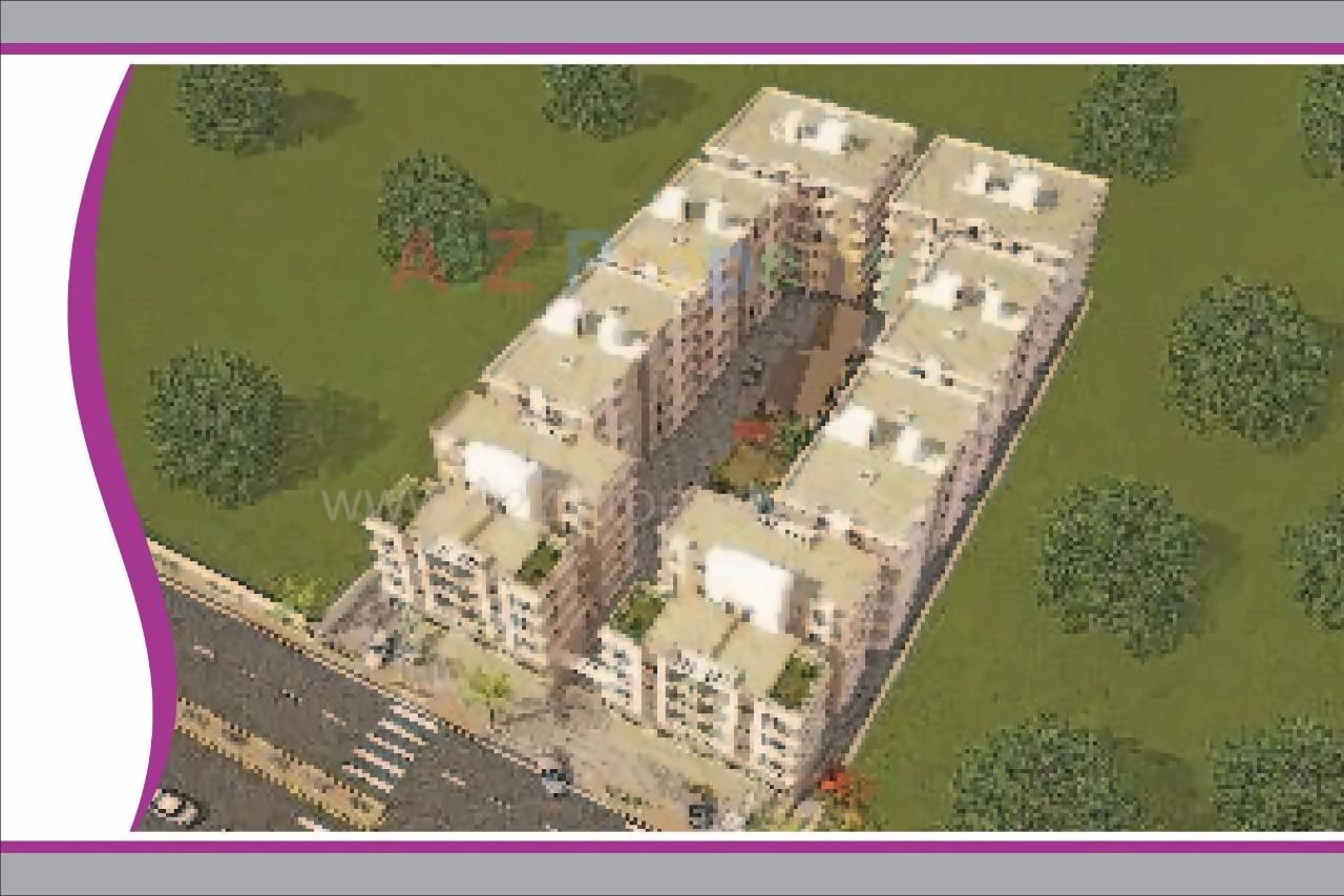Layout of real estate project Shree Siddheshwer Heights located at Sayajipura, Vadodara, Gujarat