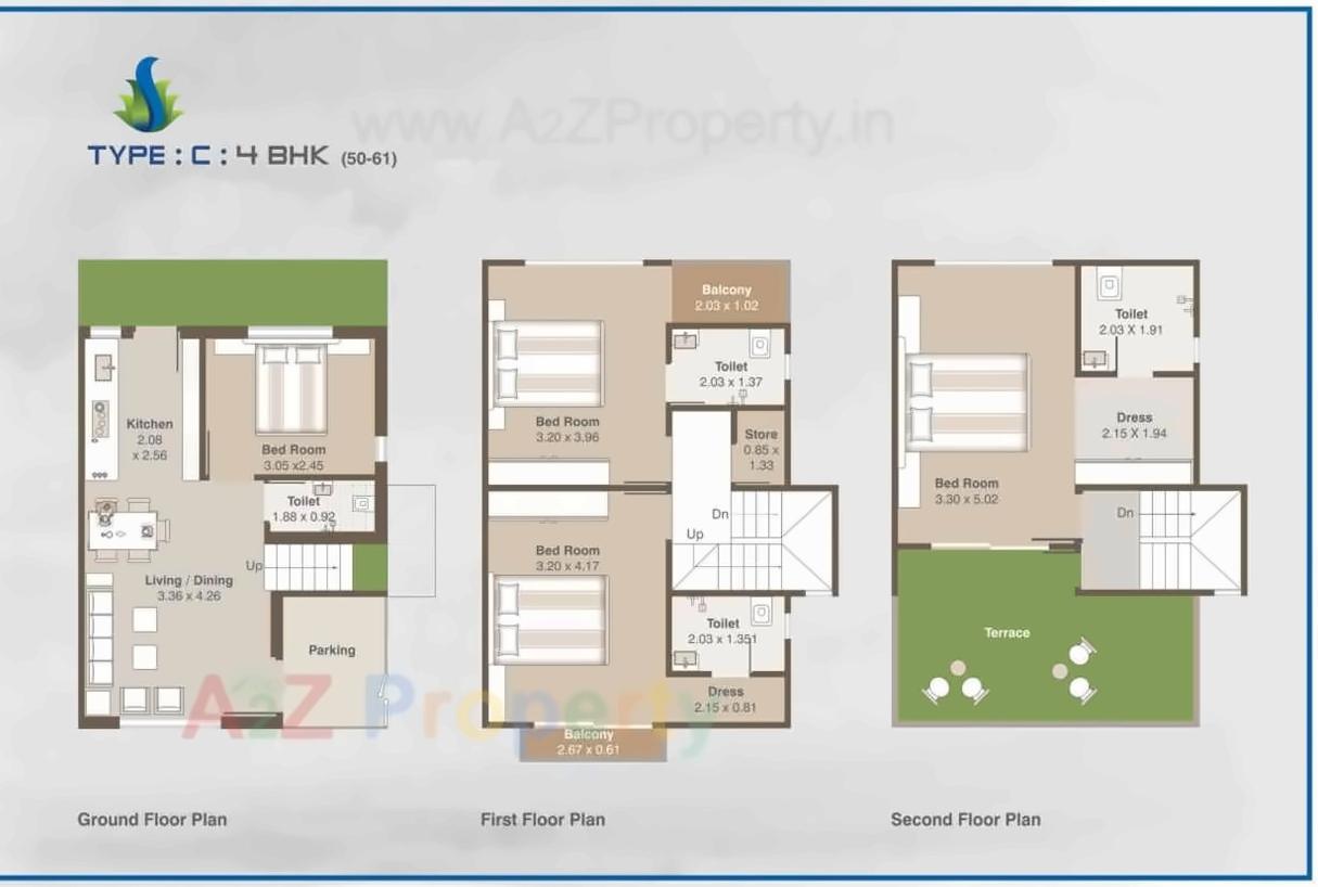 Layout of real estate project Shree Siddheshwer Holy Home located at Sayajipura, Vadodara, Gujarat