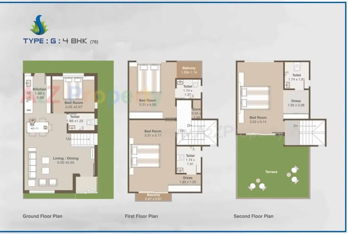 Layout of real estate project Shree Siddheshwer Holy Home located at Sayajipura, Vadodara, Gujarat