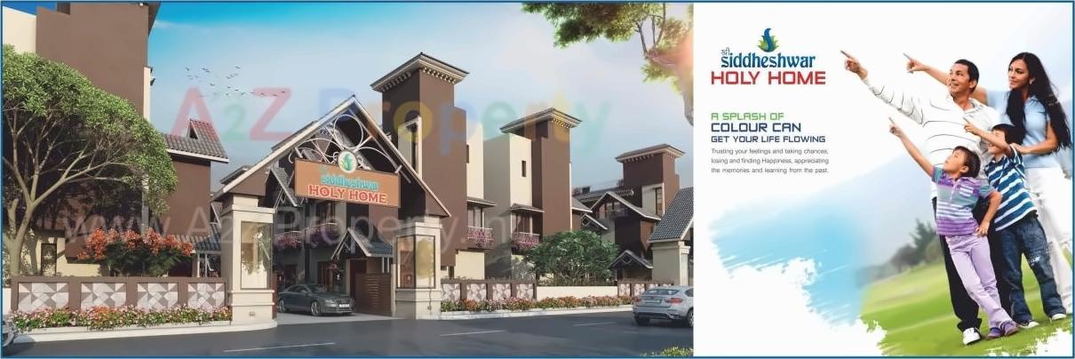 3D Elevation of real estate project Shree Siddheshwer Holy Home located at Sayajipura, Vadodara, Gujarat