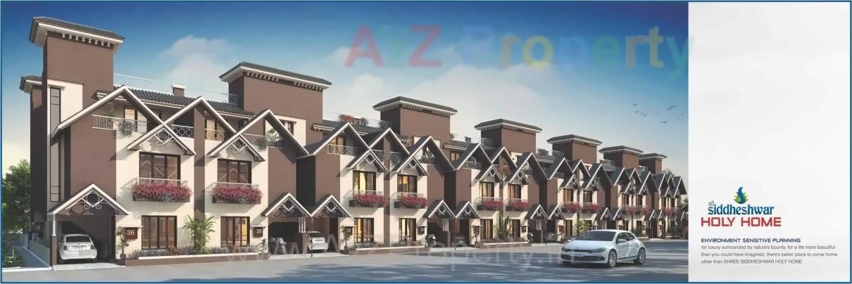 3D Elevation of real estate project Shree Siddheshwer Holy Home located at Sayajipura, Vadodara, Gujarat