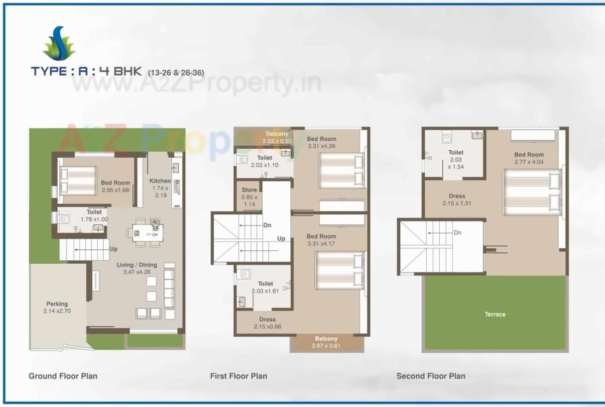 Layout of real estate project Shree Siddheshwer Holy Home located at Sayajipura, Vadodara, Gujarat