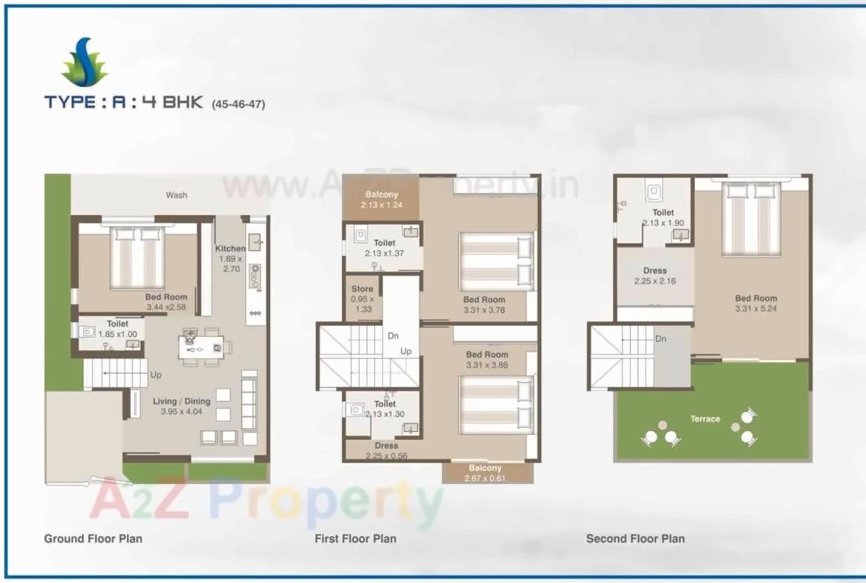 Layout of real estate project Shree Siddheshwer Holy Home located at Sayajipura, Vadodara, Gujarat