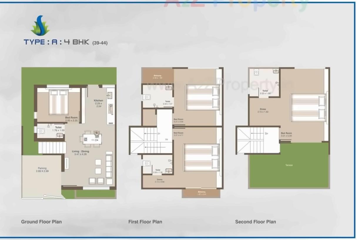 Layout of real estate project Shree Siddheshwer Holy Home located at Sayajipura, Vadodara, Gujarat
