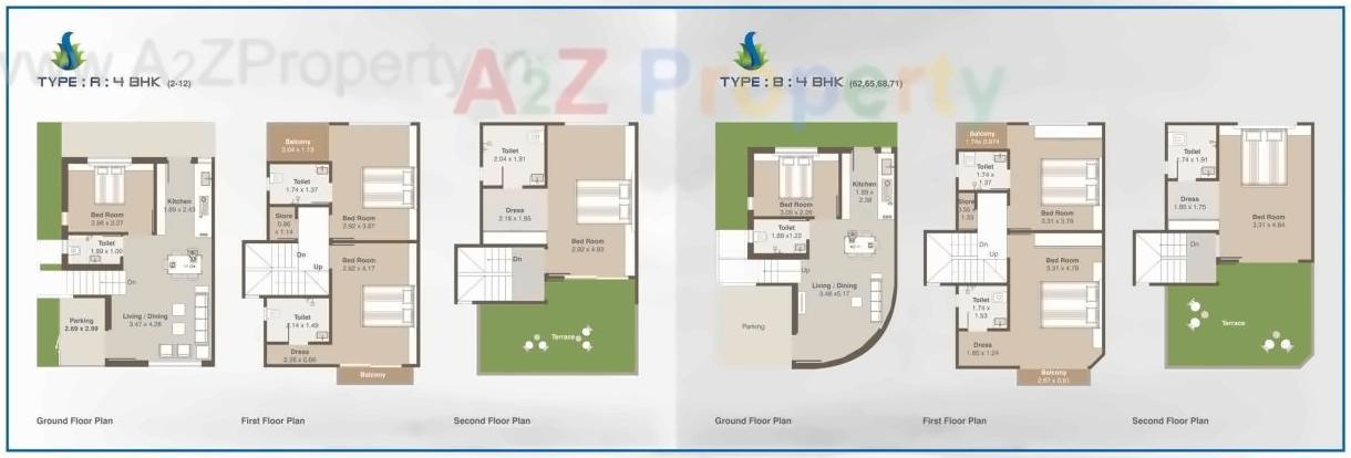 Layout of real estate project Shree Siddheshwer Holy Home located at Sayajipura, Vadodara, Gujarat