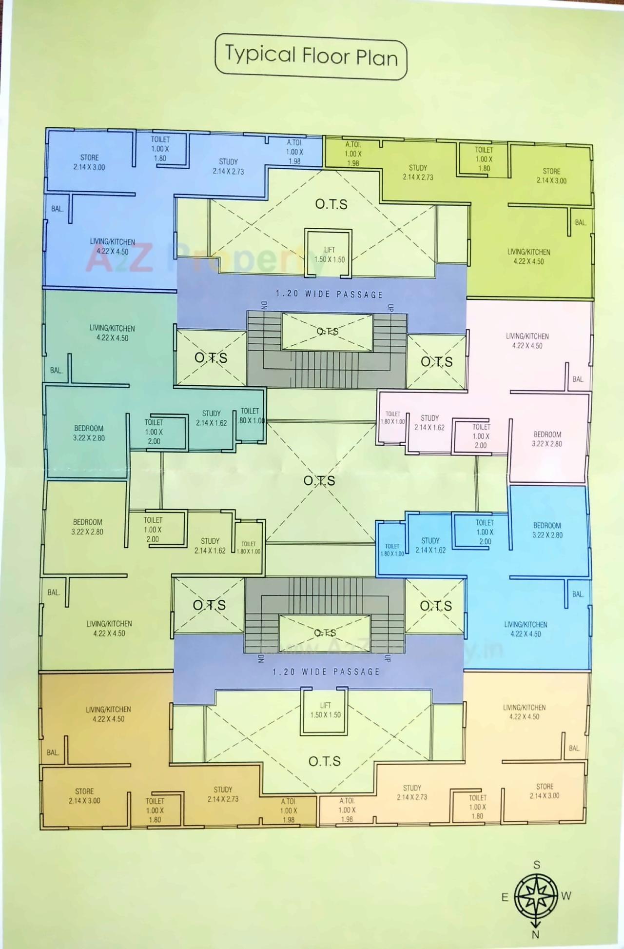 Layout of real estate project Shree Siddhi Heights located at Danteshwar, Vadodara, Gujarat