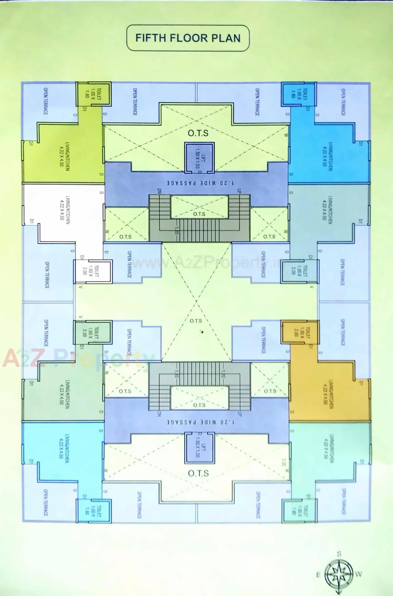 Layout of real estate project Shree Siddhi Heights located at Danteshwar, Vadodara, Gujarat