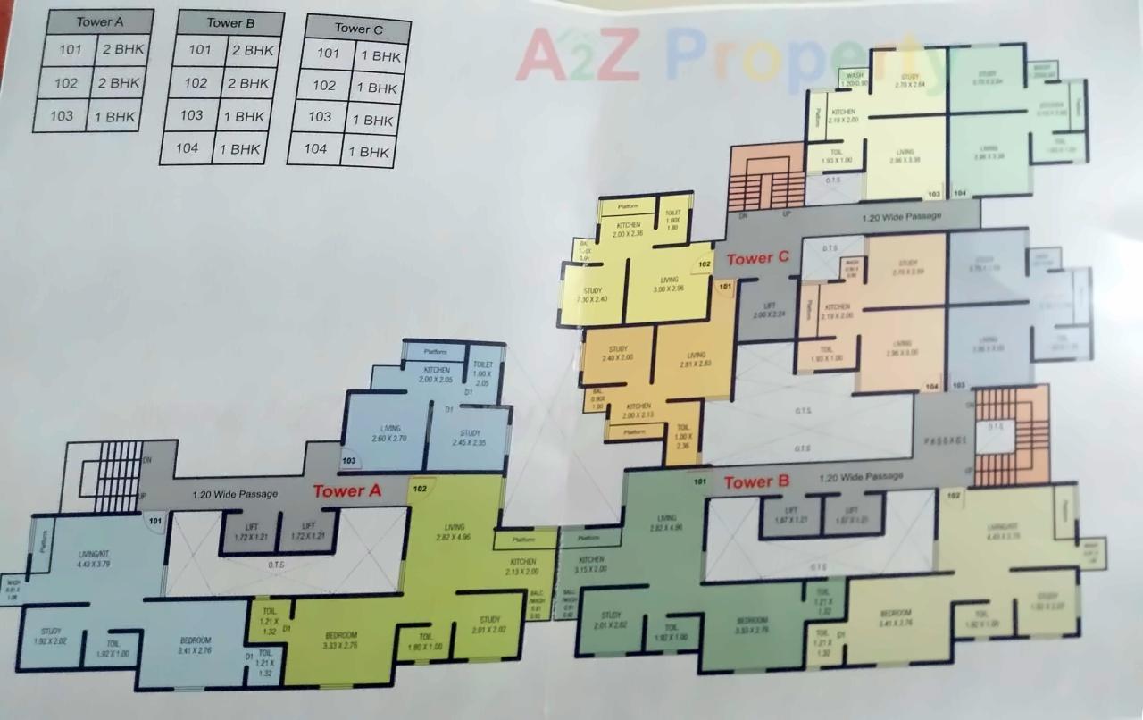 Layout of real estate project Shree Siddhi Heights located at Danteshwar, Vadodara, Gujarat