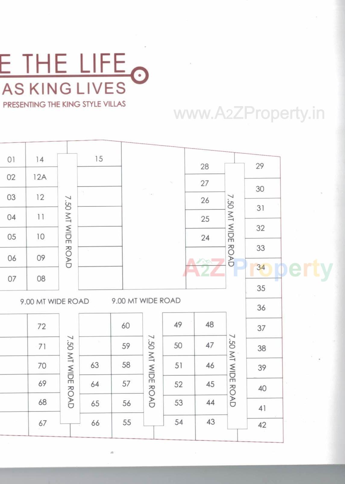 Layout of real estate project Shree Siddhivinayak Bunglows located at Karjan, Vadodara, Gujarat