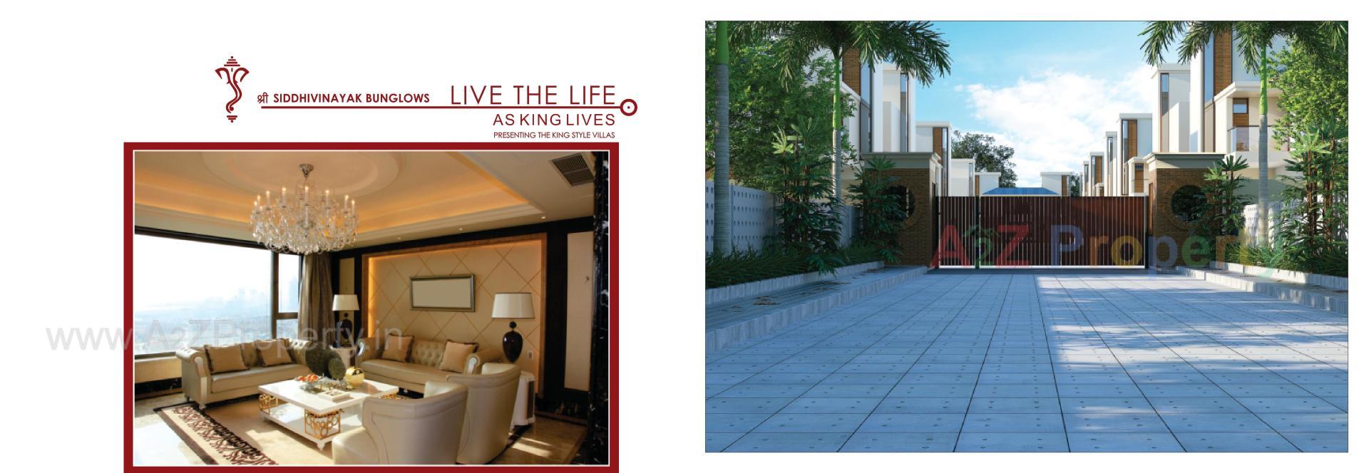 3D Elevation of real estate project Shree Siddhivinayak Bunglows located at Karjan, Vadodara, Gujarat