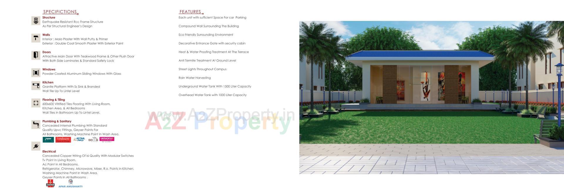  of real estate project Shree Siddhivinayak Bunglows located at Karjan, Vadodara, Gujarat