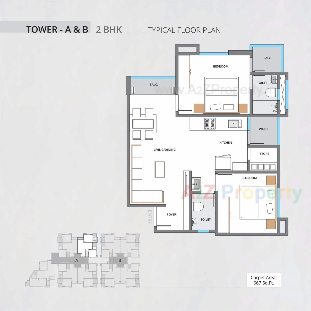 Layout of real estate project Shree Siddhnath Paradise located at Bapod, Vadodara, Gujarat