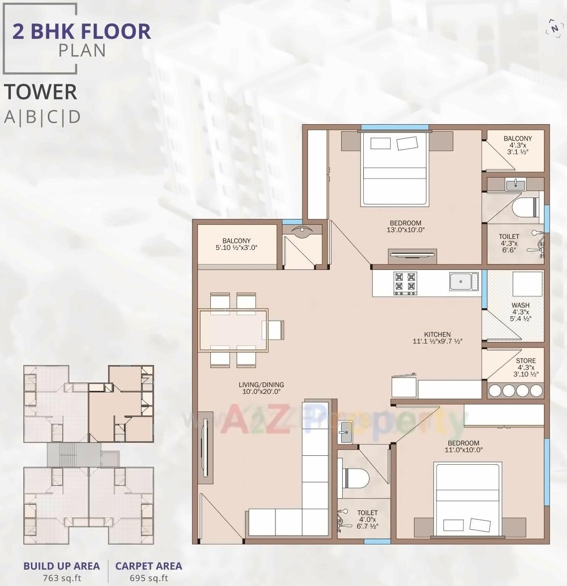Layout of real estate project Shree Siddhnath Park located at Vadodara, Vadodara, Gujarat