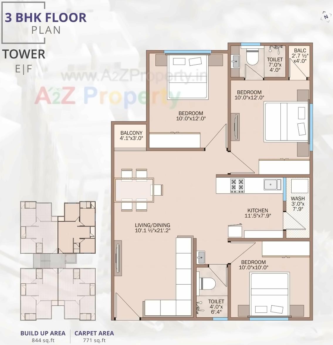 Layout of real estate project Shree Siddhnath Park located at Vadodara, Vadodara, Gujarat