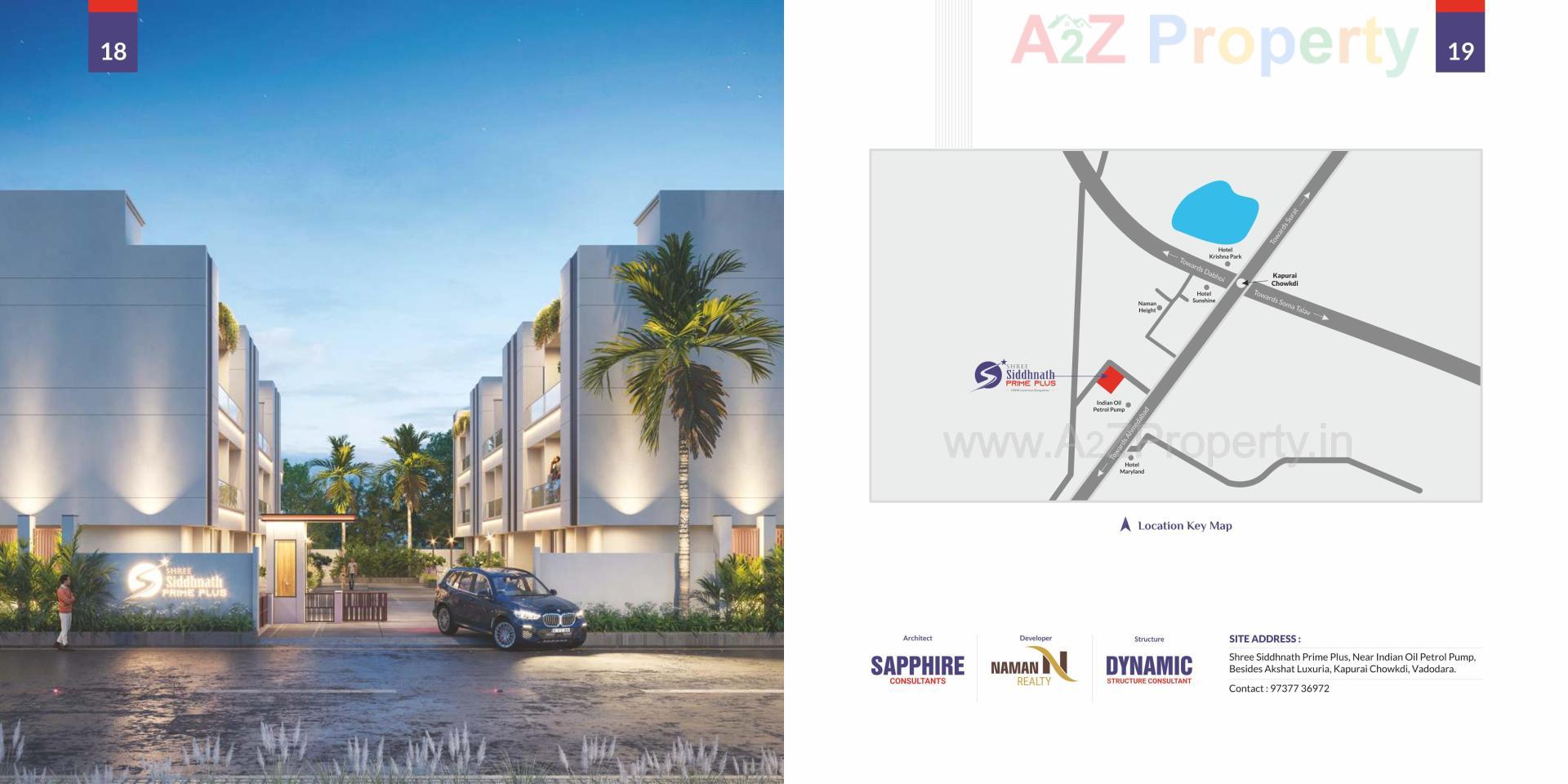  of real estate project Shree Siddhnath Prime Plus located at Kapurai, Vadodara, Gujarat