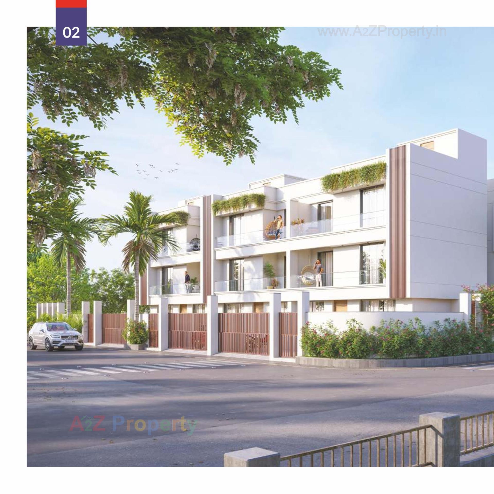 3D Elevation of real estate project Shree Siddhnath Prime Plus located at Kapurai, Vadodara, Gujarat