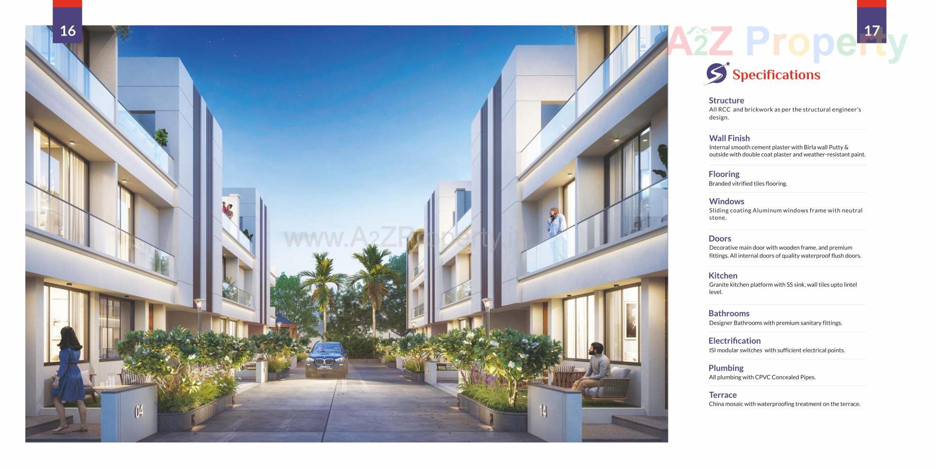 3D Elevation of real estate project Shree Siddhnath Prime Plus located at Kapurai, Vadodara, Gujarat