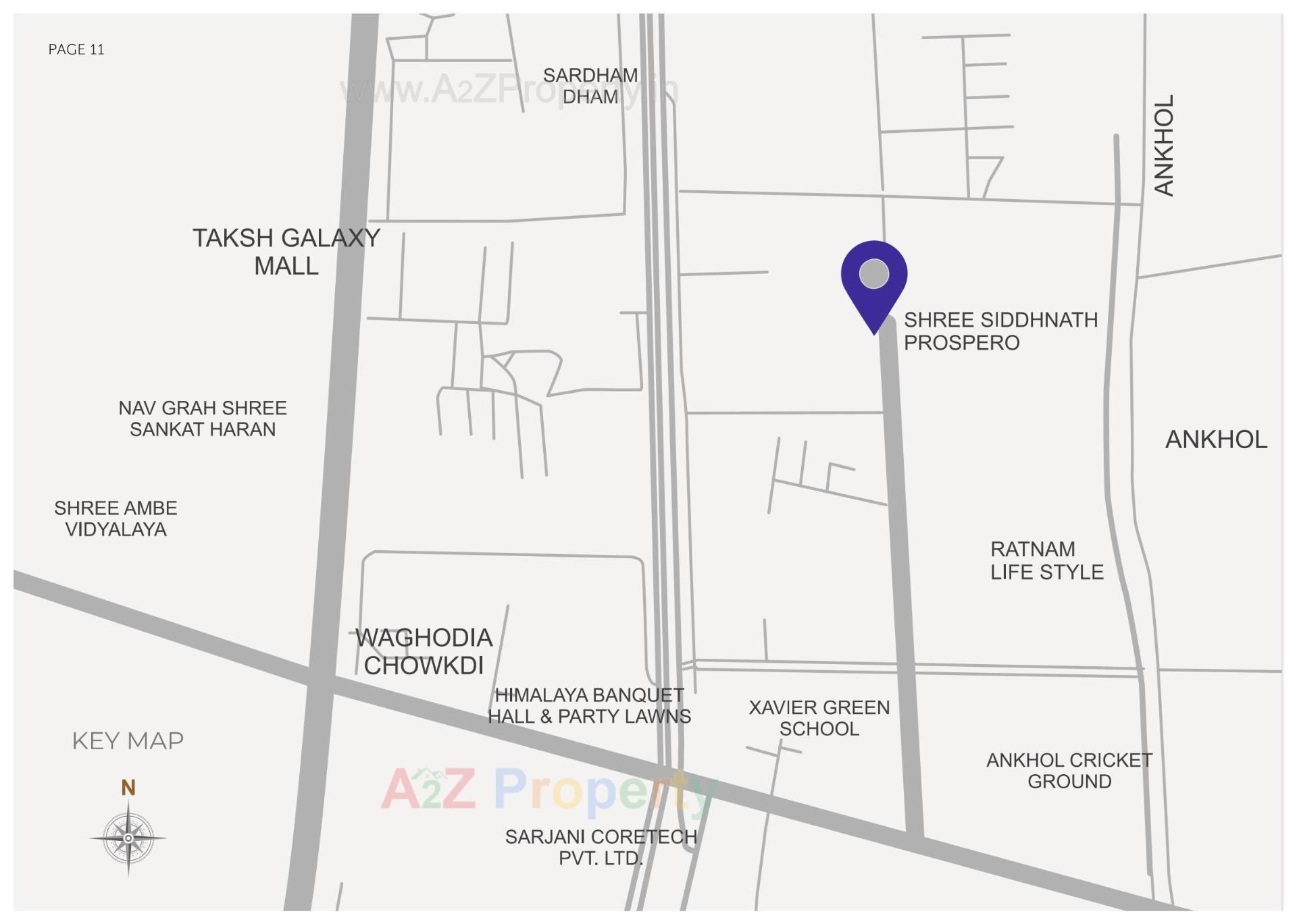  of real estate project Shree Siddhnath Prospero located at Ankhol, Vadodara, Gujarat