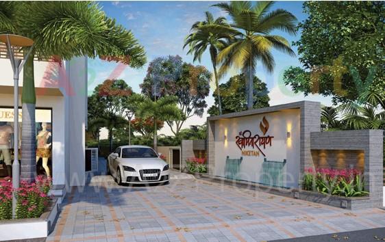 3D Elevation of real estate project Shree Swaminarayan Niketan located at Bapod, Vadodara, Gujarat