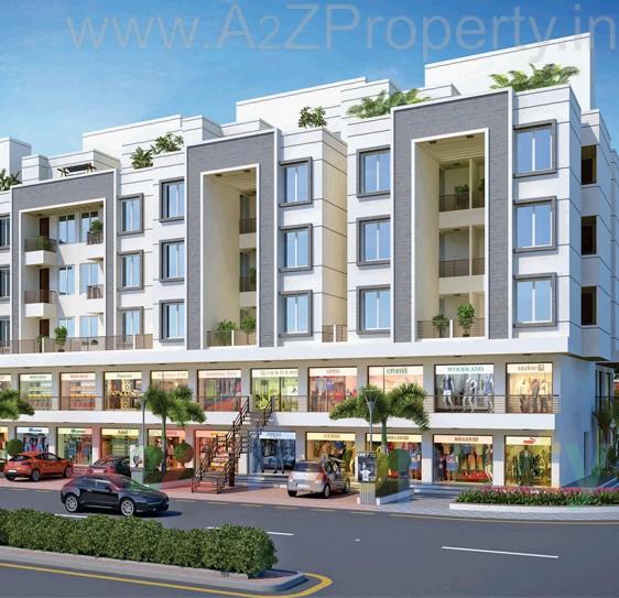 3D Elevation of real estate project Shree Swaminarayan Niketan located at Bapod, Vadodara, Gujarat