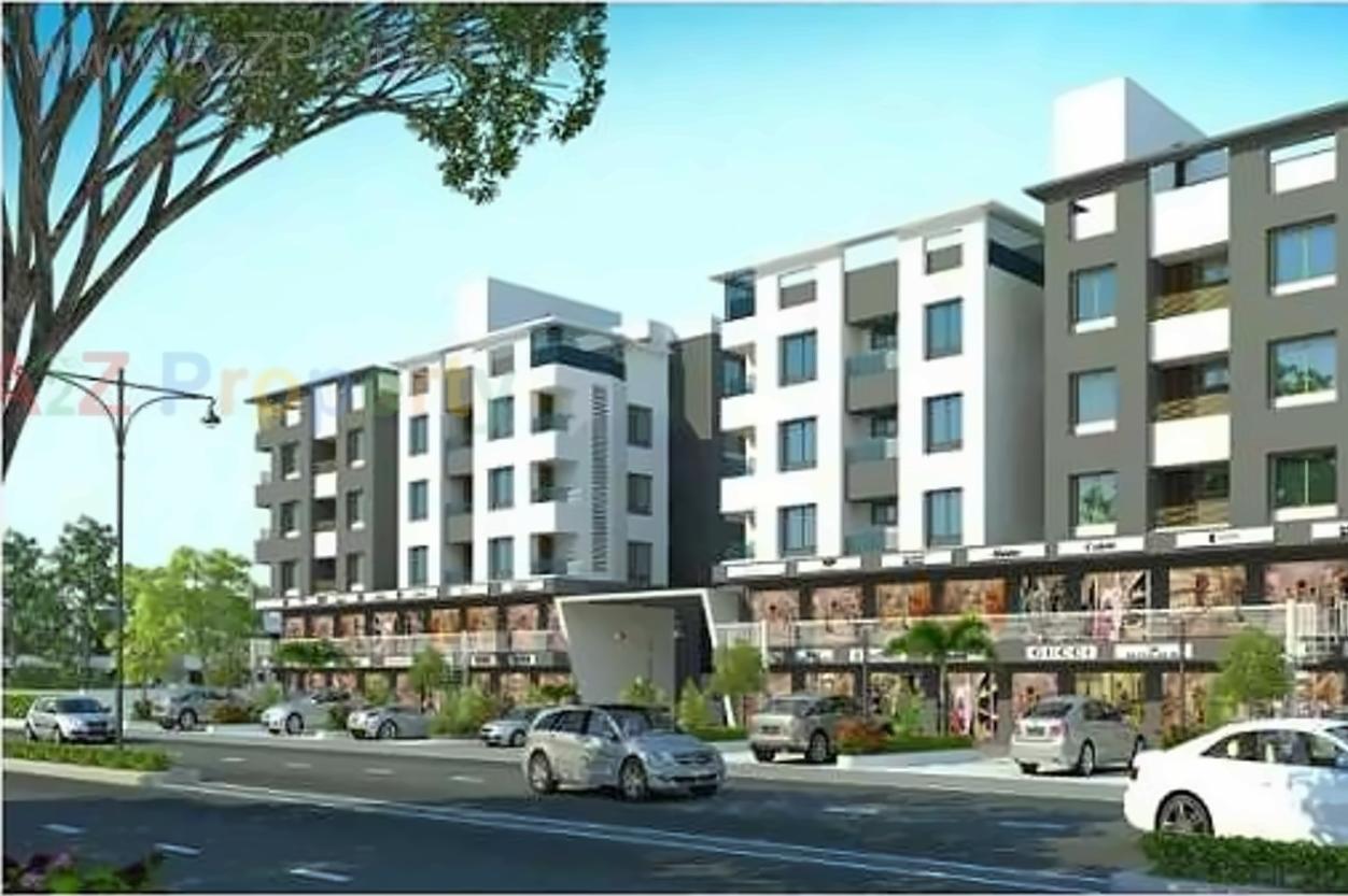 3D Elevation of real estate project Shree Swaminarayan Park located at Bapod, Vadodara, Gujarat