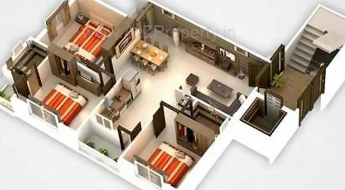 Layout of real estate project Shree Swaminarayan Park located at Bapod, Vadodara, Gujarat