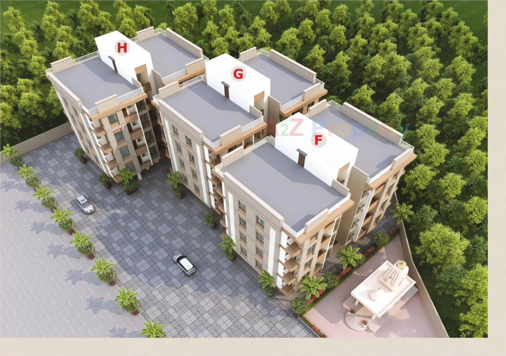 3D Elevation of real estate project Shree Vimalnath Residency located at Danteshwar, Vadodara, Gujarat