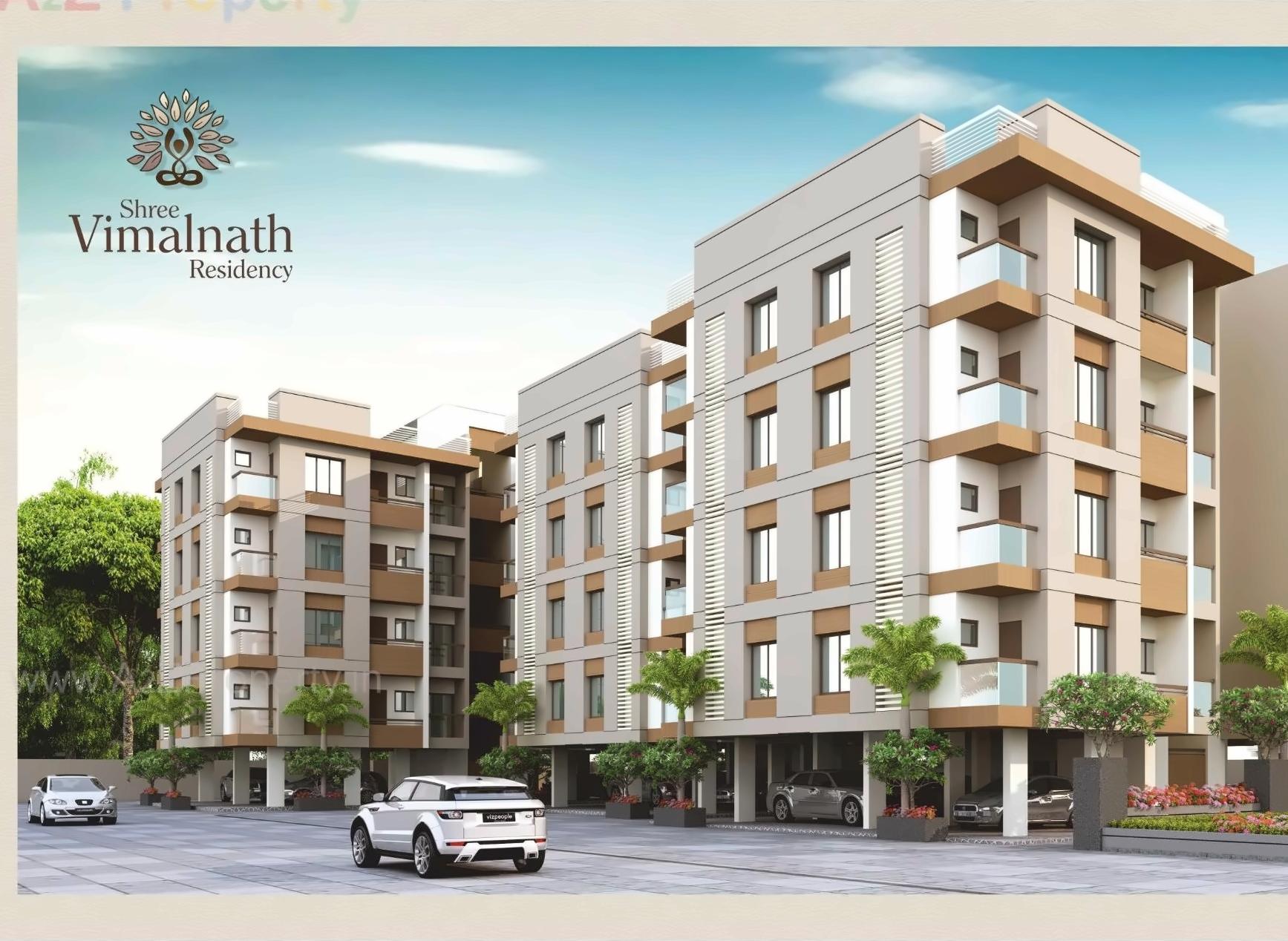 3D Elevation of real estate project Shree Vimalnath Residency located at Danteshwar, Vadodara, Gujarat