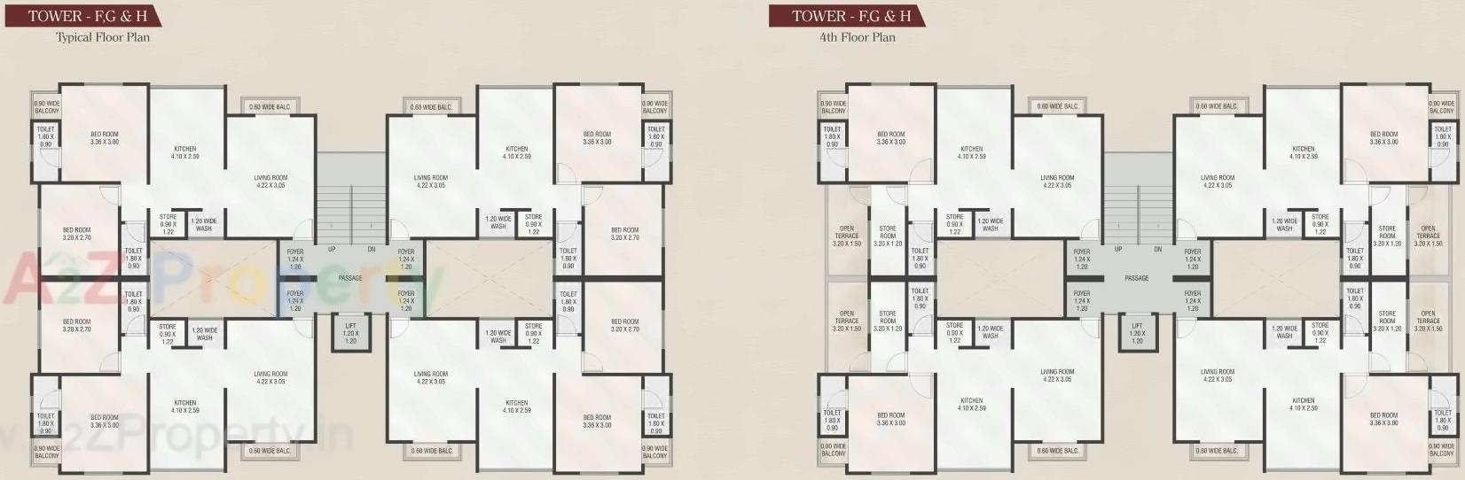 Layout of real estate project Shree Vimalnath Residency located at Danteshwar, Vadodara, Gujarat