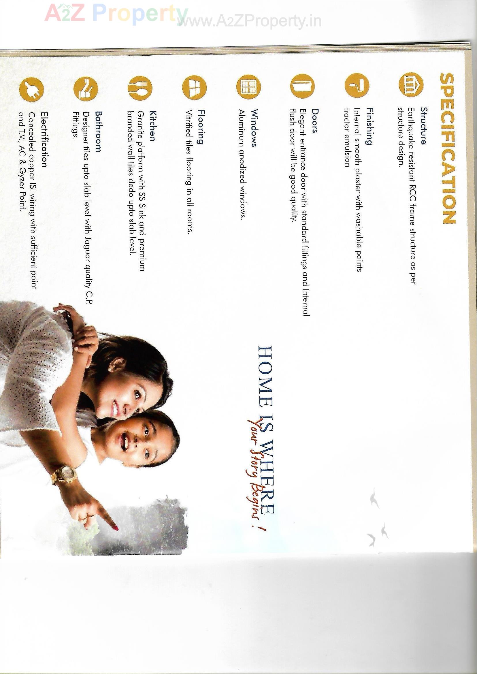  of real estate project Shree Vrajdham Residency located at Manjalpur, Vadodara, Gujarat